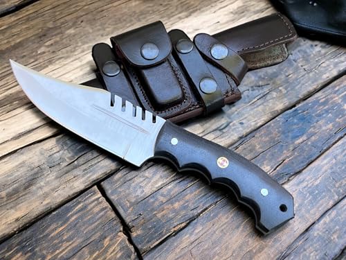 Poshland TR-1168 Custom Handmade D2 Steel 10 Inches Tactical Knife - Perfect Grip G10 Handle