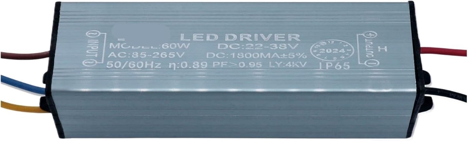 60W LED Driver DC22-38V 1800mA LED Isolation Driver Lighting Transformer