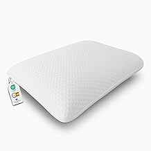 Memory Foam Pillow 70 cm – Core with Super Soft Washable Cover + Inner Cover – Optimal Firmness and Maximum Comfort – Anti-Dust Mite – Adaptable to the Neck – Soft and Ergonomic