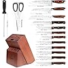 Leking-15-Piece-Block-Knife-Set-with-Wooden-Block-Premium-High-Carbon-Stainless-Steel-Chef-Knife-Set-with-Pakka-Wooden-Handle-Kitchen-Knife-Sets-with-Sharpener-Knives-Set-Scissor-6-Steak-Knives Leking 15-Piece Block Knife Set with Wooden Block, Premium High Carbon Stainless Steel Chef Knife Set with Pakka Wooden Handle, Kitchen Knife Sets with Sharpener, Knives Set, Scissor, 6 Steak Knives