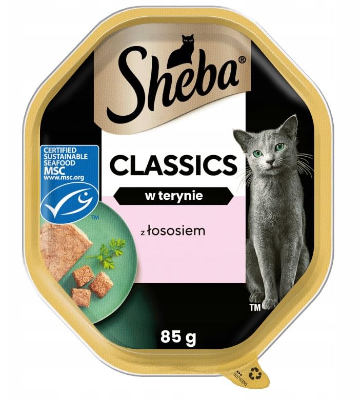 Sheba Paté Classics Katzenfutter mit Lachs, 85 g – 22 Schalen: insgesamt 1870 g – Ansicht 2