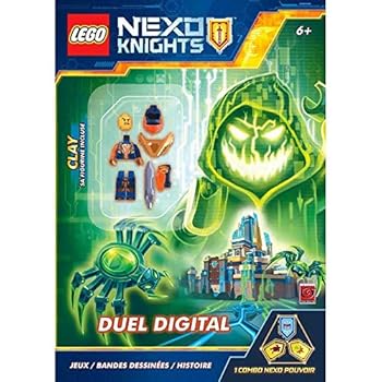Paperback Lego - NEXO Knights - Digital Duel with Free Clay Minifigure Book