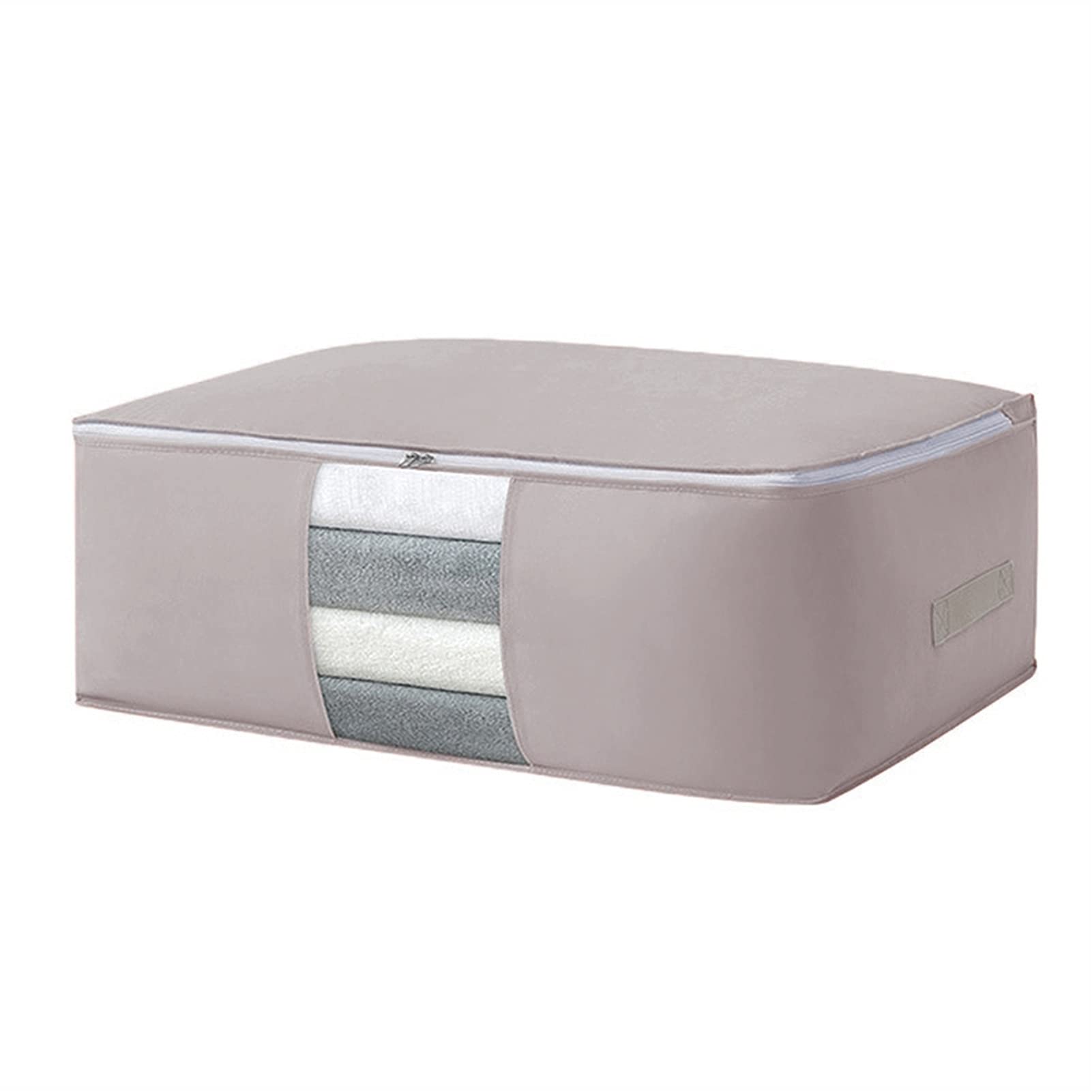 Sacs de rangement pliables pour couette et couverture avec fermeture éclair