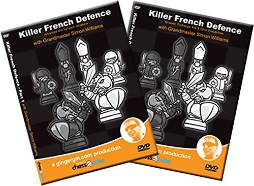 The Complete Killer French by GM Simon Williams - 2 Volumes Instructional Chess DVD