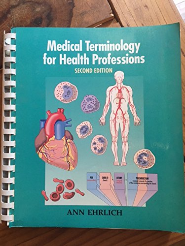Medical Terminology for Health Professions 0827349750 Book Cover