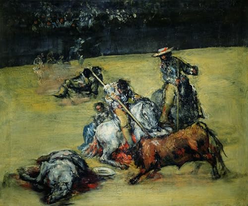 Art mural le combat de Francisco De Goya pour sublimer le design de votre salon moderne