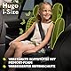 LIONELO HUGO I-SIZE Kinderautositz, Gruppe 2 3, von 100–150 cm, ISOFIX-Installation, verstellbare Kopfstütze, Memory-Schaum, Seitenschutz, bequeme Armlehnen Rosa