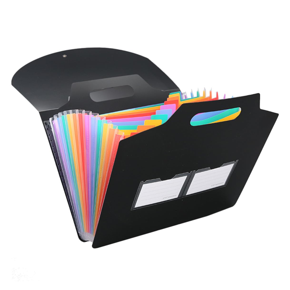jojofuny 2 Pezzi Organizer Documenti con Scomparti Portadocumenti Portatile e Leggero con in Custodia Pratica per Ufficio e Casa per Ricevute Fatture e Contratti Design