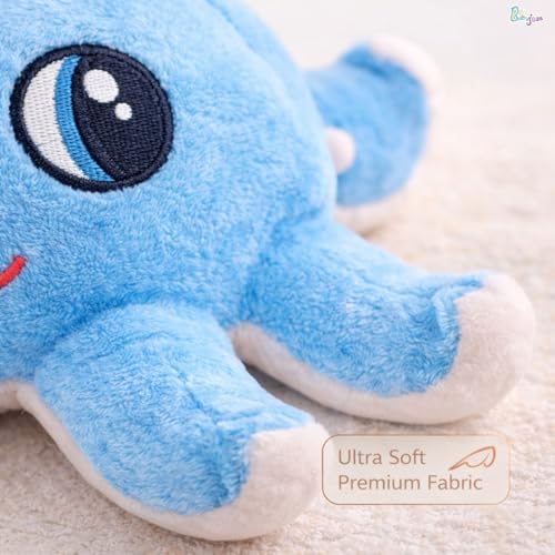 Image of Toy Octopus Plushie Soft Toys for Kids | Plush Soft Toys for Baby Boys and Girls| Best Gift | Octopus Soft Toy for Kids | (Blue) 20 CM