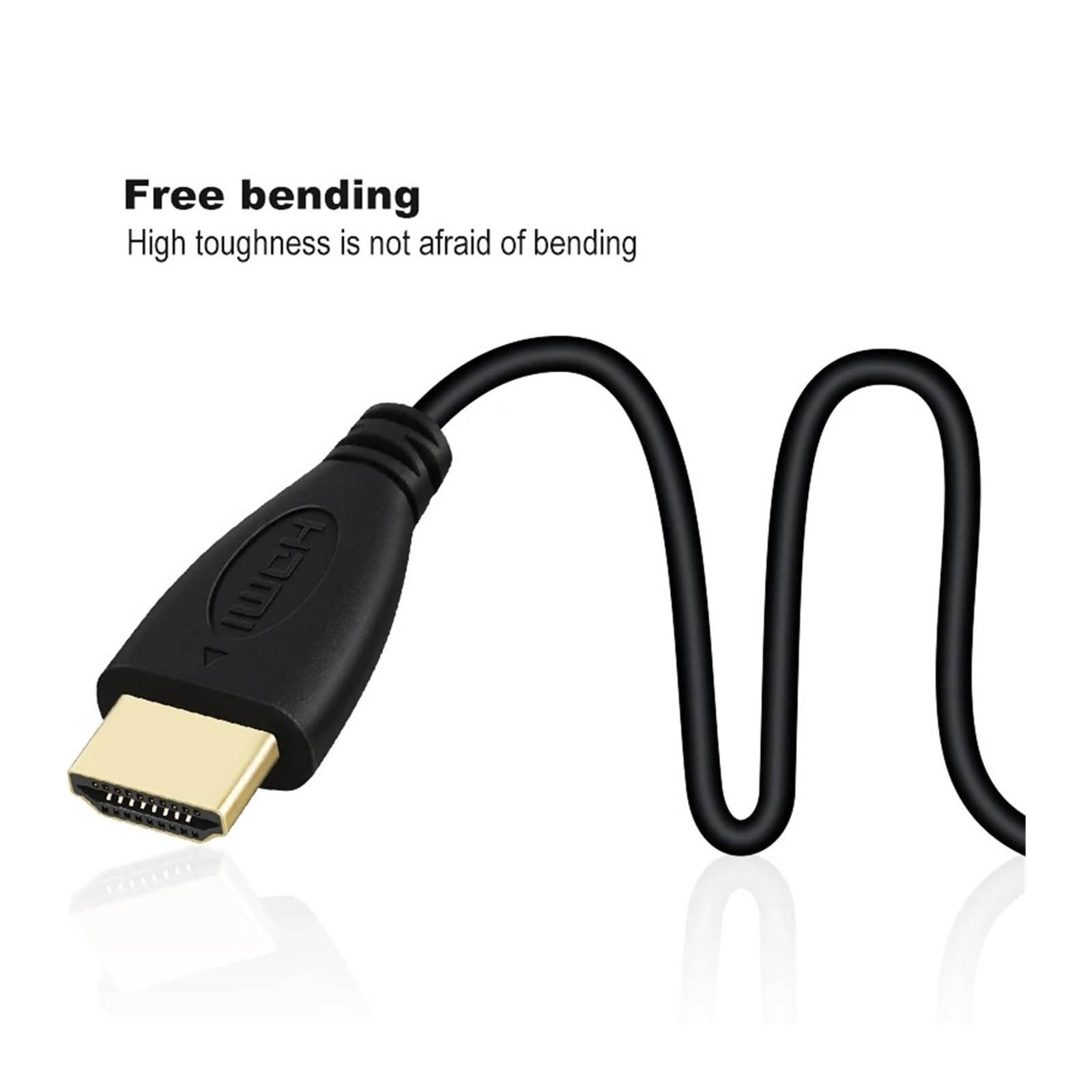 Supporta Il Cavo HDMI 2.0 1.4 | Cavo placcato oro 1080P 3D ad alta velocità for computer HD TV XBOX PS3(5M)