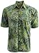 Grape Vine Tropical Hawaiian Cotton Batik Shirt By Johari West