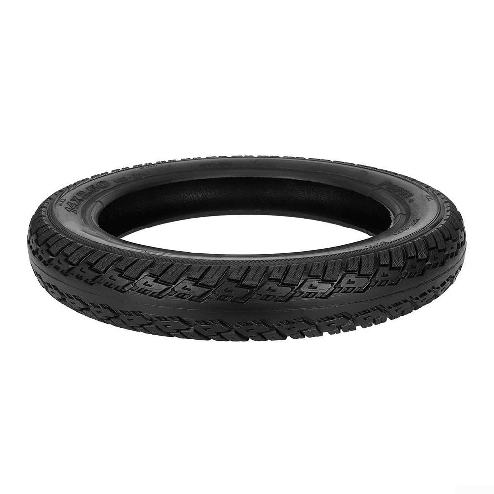14x2.50 Ebike Tire - Tubeless, Anti-Puncture, 6-Ply Rating For Electric Bikes & Scooters (66-254 Bent Valve Included) - View #3