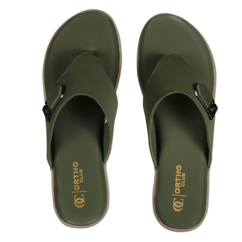 Image of ORTHO CLUB Fancy doctor slippers | Stylish chappal for women | Comfortable flat sandals for women stylish