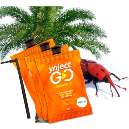 PACK x10 Tratamiento Picudo Rojo Palmeras | Inyecciones con Endoterapia para Insecticida Picudo Rojo | Ynject GO Palmera | INCLUYE CONECTOR | Sin Insecticida | 100% eficaz | Nexum Market
