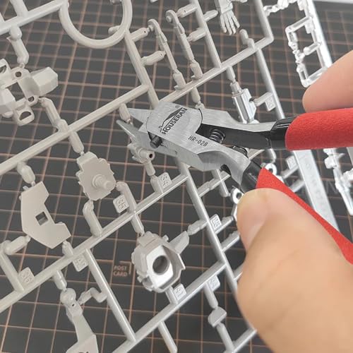 Image of 4.7inch Model Nippers with Single Blade, Modeling Tool Kits | Sprue Cutters for Plastic Models Clippers for Gunpla Gundam Hobby Tools for Model Building