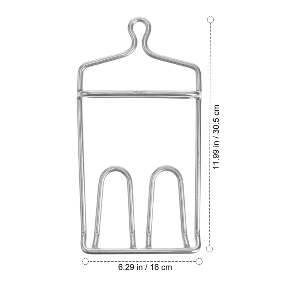 Luxshiny 2piezas Acero Inoxidable Cuchillas Resistentes para Colgar Carnes Pollo Cerdos Chuletas de Unidades para Carnicero Bbq Cocina Caza y Uso Doméstico