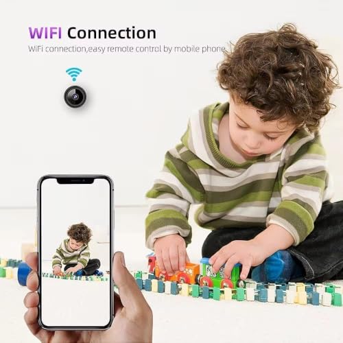 Image of 2MP Full HD Magnetic Mini Camera | 1080P Wireless Security Video Capture | Smart Motion Alerts & Loop Recording Monitoring | Supported by V380 Pro App (Mini Magnet)