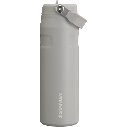 Stanley IceFlow Flip Straw 2.0 Water Bottle 24 oz | Built-In Straw for Travel and Sports | Lightweight and Leak Resistant | Insulated Stainless Steel | BPA-Free | Color