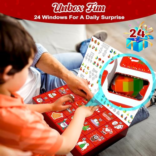 Calendrier-de-lAvent-2024-Casse-Tete-24-jours-de-Noel-avec-Casse-Tetes-en-Plastiques-et-en-Bois-Puzzles-3D-Tests-de-QI-et-Jeux-de-Demelage-pour-Enfants-Filles-Garcons-Adolescents-et-Homme Calendrier de l'Avent 2024 Casse-Tête - 24 jours de Noël avec Casse-Têtes en Plastiques et en Bois, Puzzles 3D, Tests de QI et Jeux de Démêlage pour Enfants, Filles, Garçons, Adolescents et Homme – Image 3