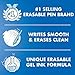 PILOT FriXion Clicker Erasable, Refillable & Retractable Gel Ink Pens, Fine Point, Black/Blue/Red Inks, 3-Pack (31467)