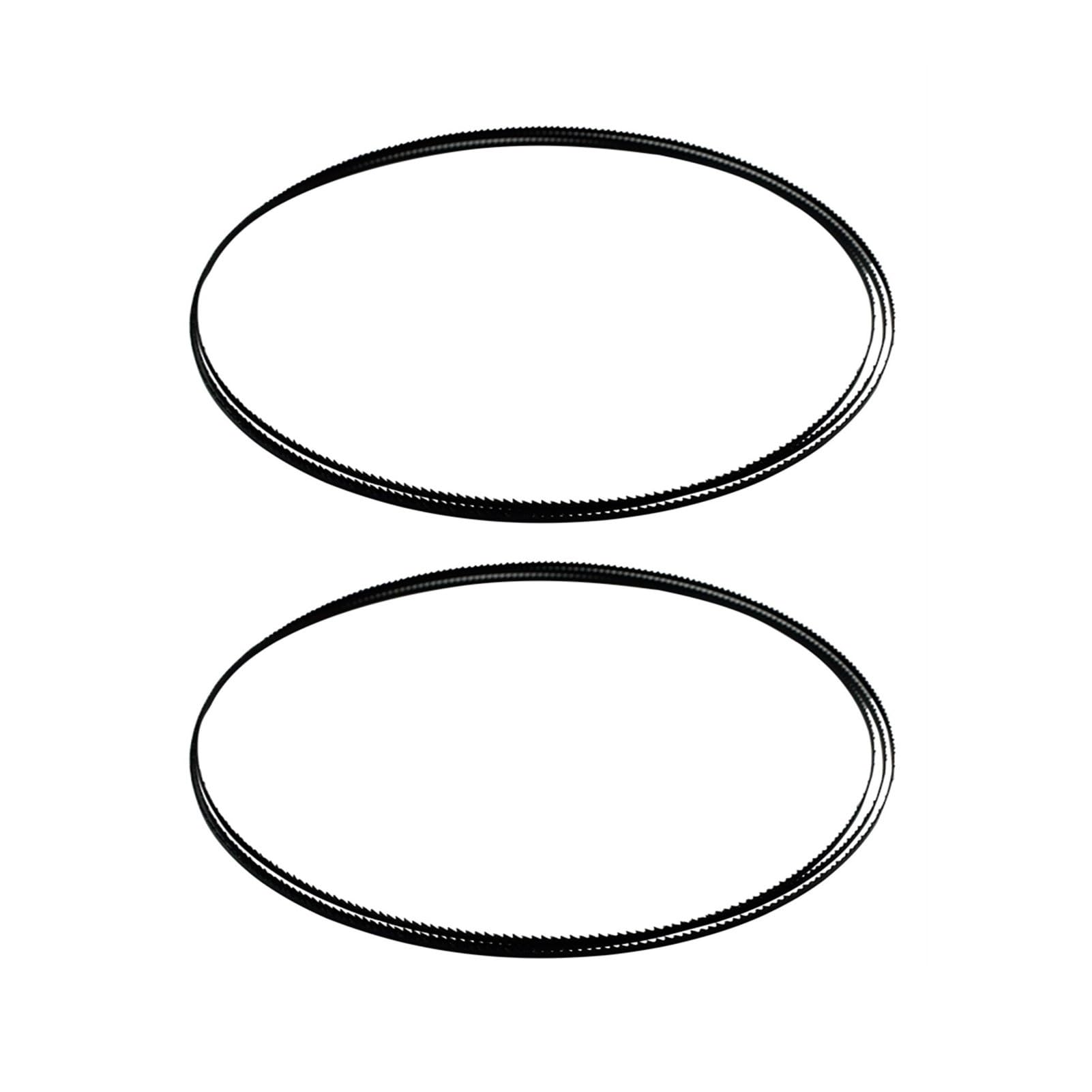 Hojas de sierra de cinta, 2 hojas de sierra cinta fina SK5 14 dientes por pulgada (1790 x 3, 0,4 mm, 70-1/2" 1/8",015") for cortar madera y PVC