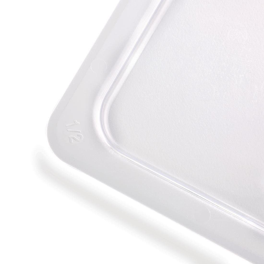 Vogue U245 Couvercle en polycarbonate 1/2 Gastronorm 325 mm L x 265 mm W Transparent