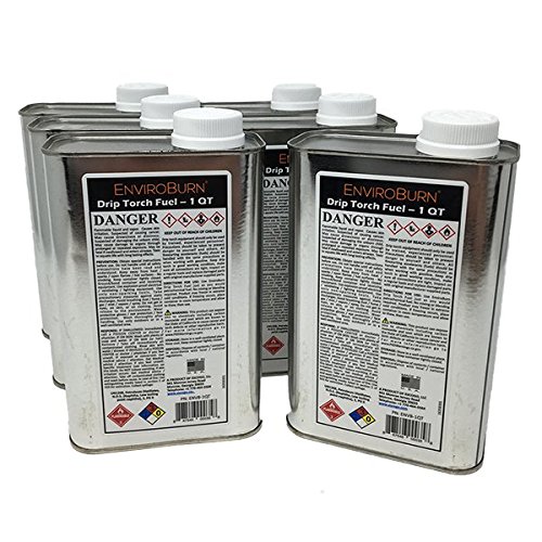 EnviroBurn Drip Torch Fuel, PreMixed NonPetroleum Plant Based Forestry Drip Torch Bio Fuel for