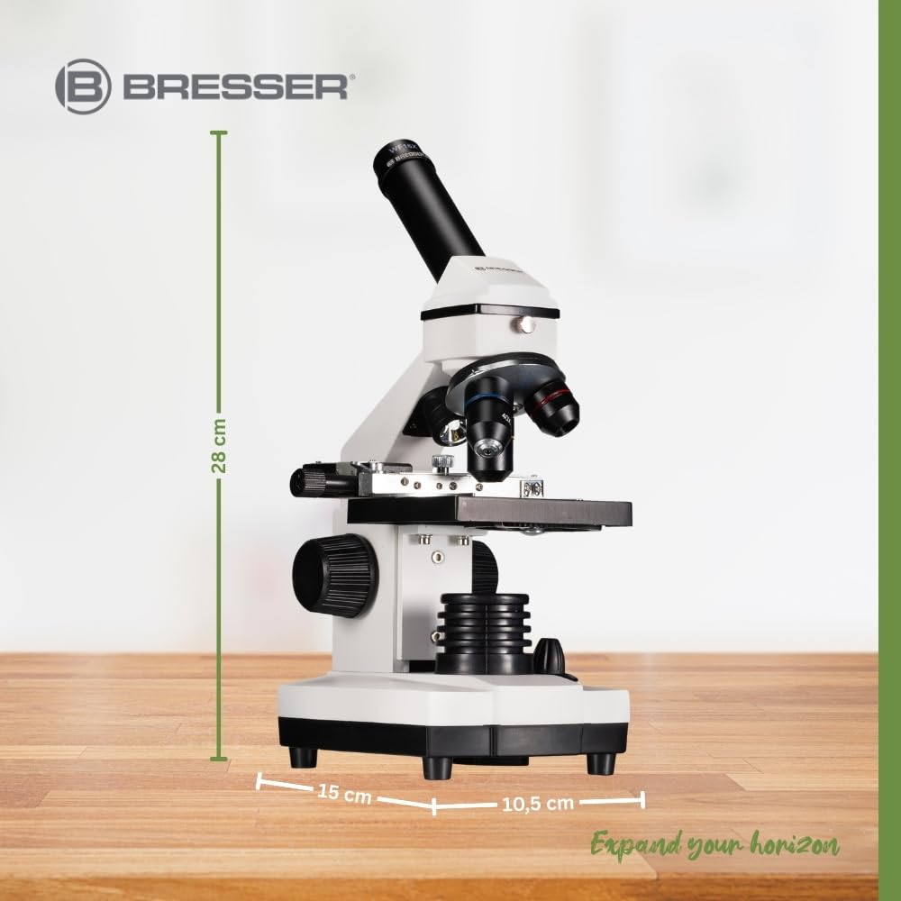 Bresser Biolux NV Mikroskop 20x-1280x Durchlicht Auflicht HD USB-Kamera Kreuztisch Transportkoffer