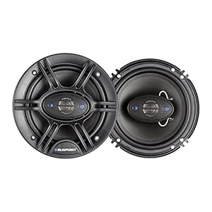 Blaupunkt 6.5-Inch 360W 4-Way Coaxial Car Audio Speaker, Set of 2