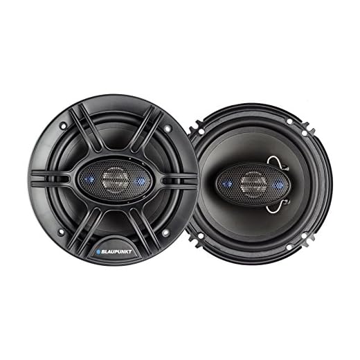 Blaupunkt 6.5-Inch 360W 4-Way Coaxial Car Audio Speaker, Set of 2