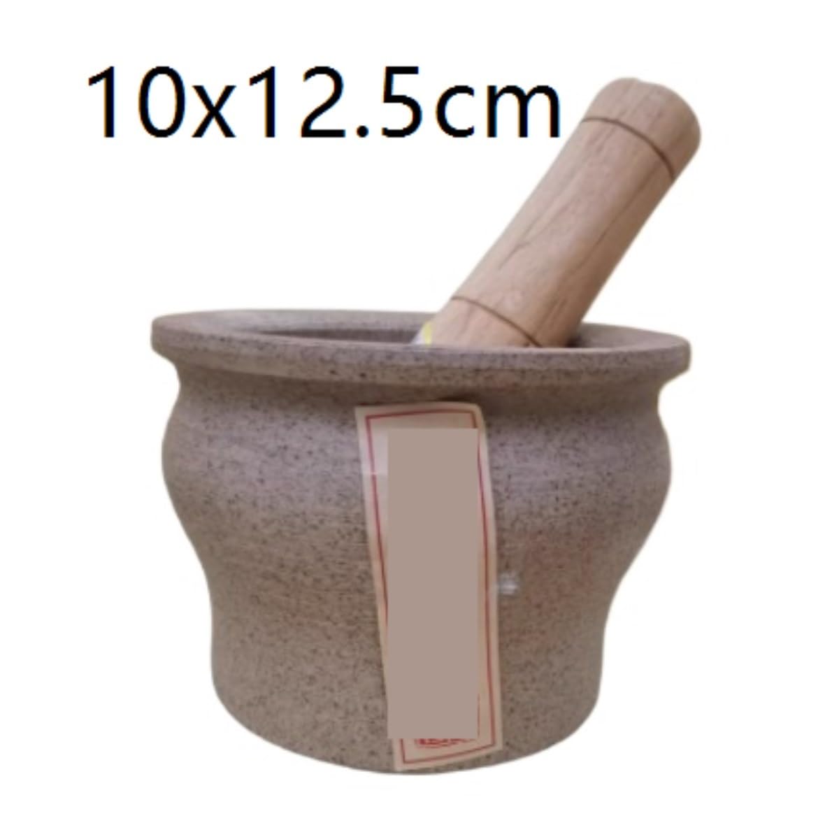 Robustes Mörser mit Stößel Knoblauchstampfer for Den Haushalt, Traditioneller Knoblauchmörser, Manuelles Knoblauchstampfer-Stößel-Set Mahlen von Gewürzen