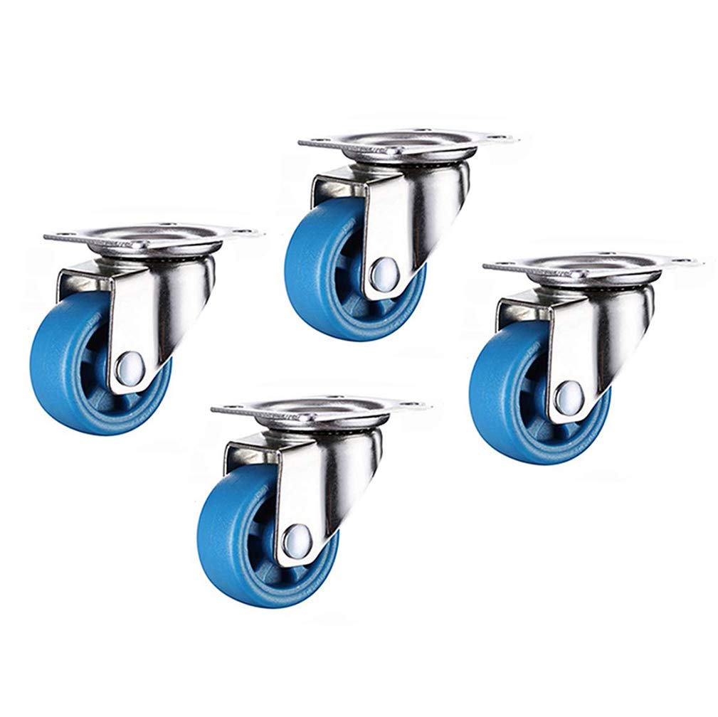 Takeashi 4x Swivel Plate Castors,furniture Caster,locking Casters With 360 Degree,no Noise Transport Caster,for Shoe Bins, Toy Bins, Cabinets,hand Trolley