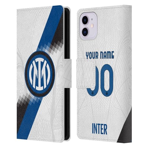 Coque en cuir à portefeuille Inter Milan pour iPhone 11 - Protection personnalisée