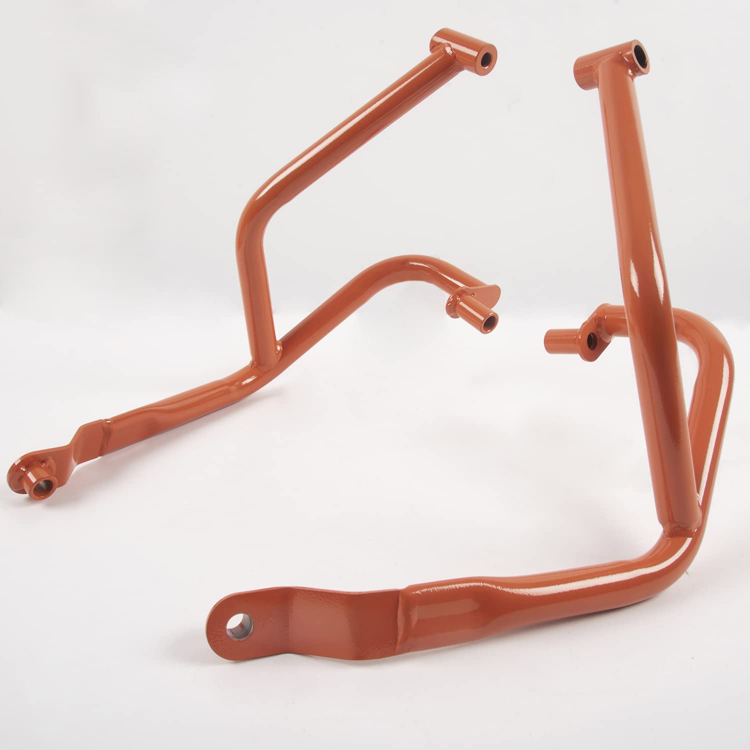 Protector de marco de protección para tanque de barra de choque de acero para motocicleta compatible con K.T.M DUKE250 DUKE390 Duke 250 390 2017-2022 2018 2019 2020 2021(naranja)