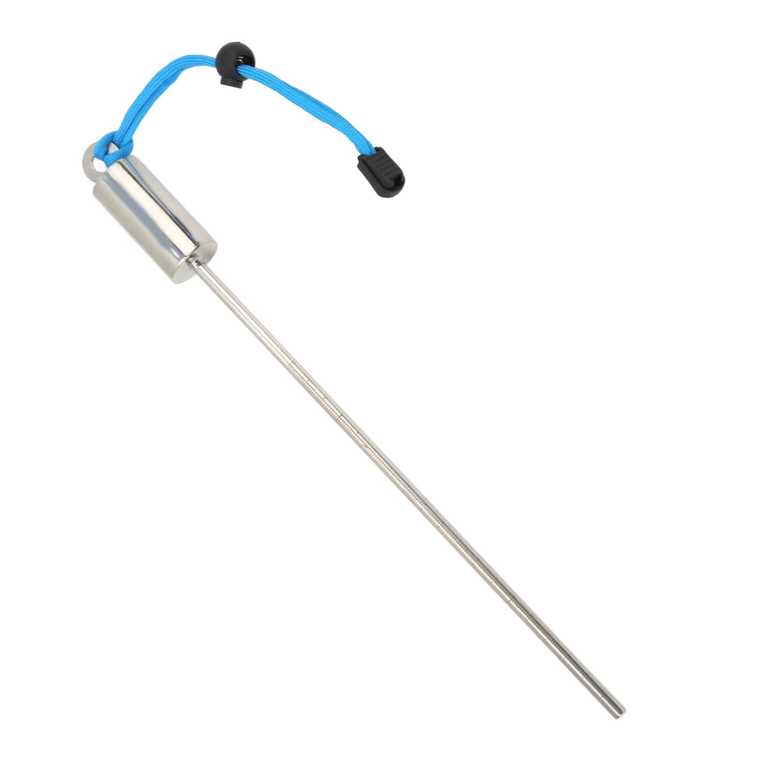Xolsurg Diving Stick Pointer Stainless Steel Vibration Rod Instruction Tool with Lanyard for Underwater Exploration (Blue)