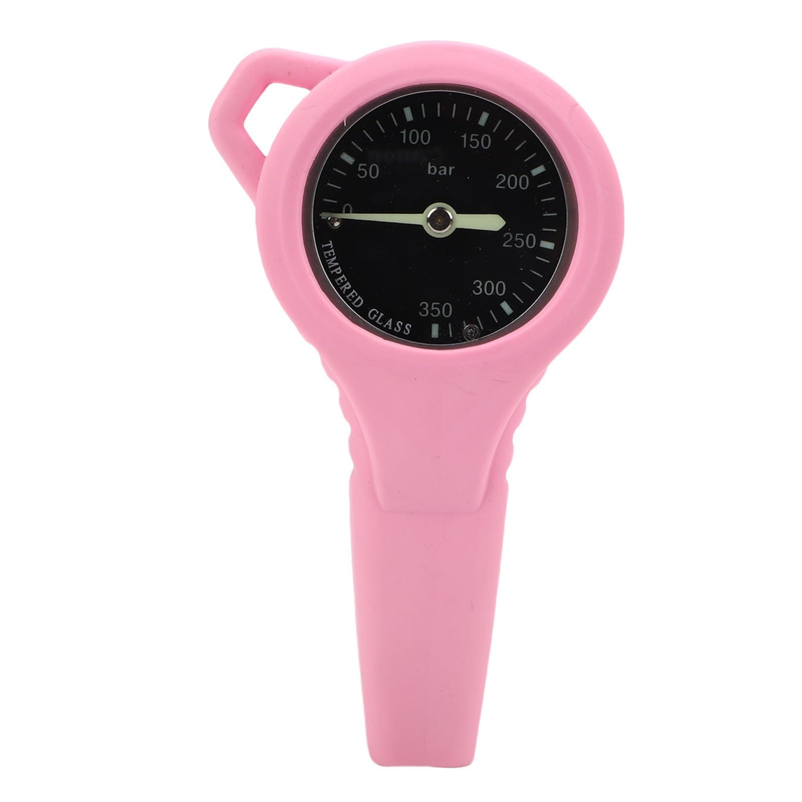 Changor Manometro Luminoso per Immersioni Subacquee Misuratore Affidabile per la Misurazione Subacquea di Sicurezza e Precisione 1 Immersione per Subacquei di Tutti i Livelli Acciaio/ (Rosa)