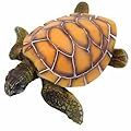 Greenlans Fake Aquarium Water Simulation Turtle Ornament Fish Tank Decor Tool Non-toxic - Yellow