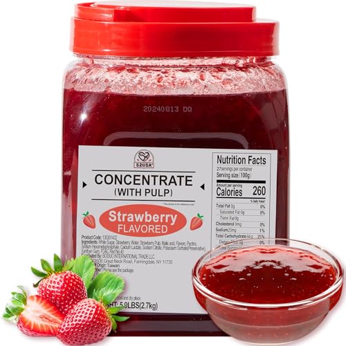 52USA Strawberry Flavored Jam 2.7kg – Large Food Service Size,