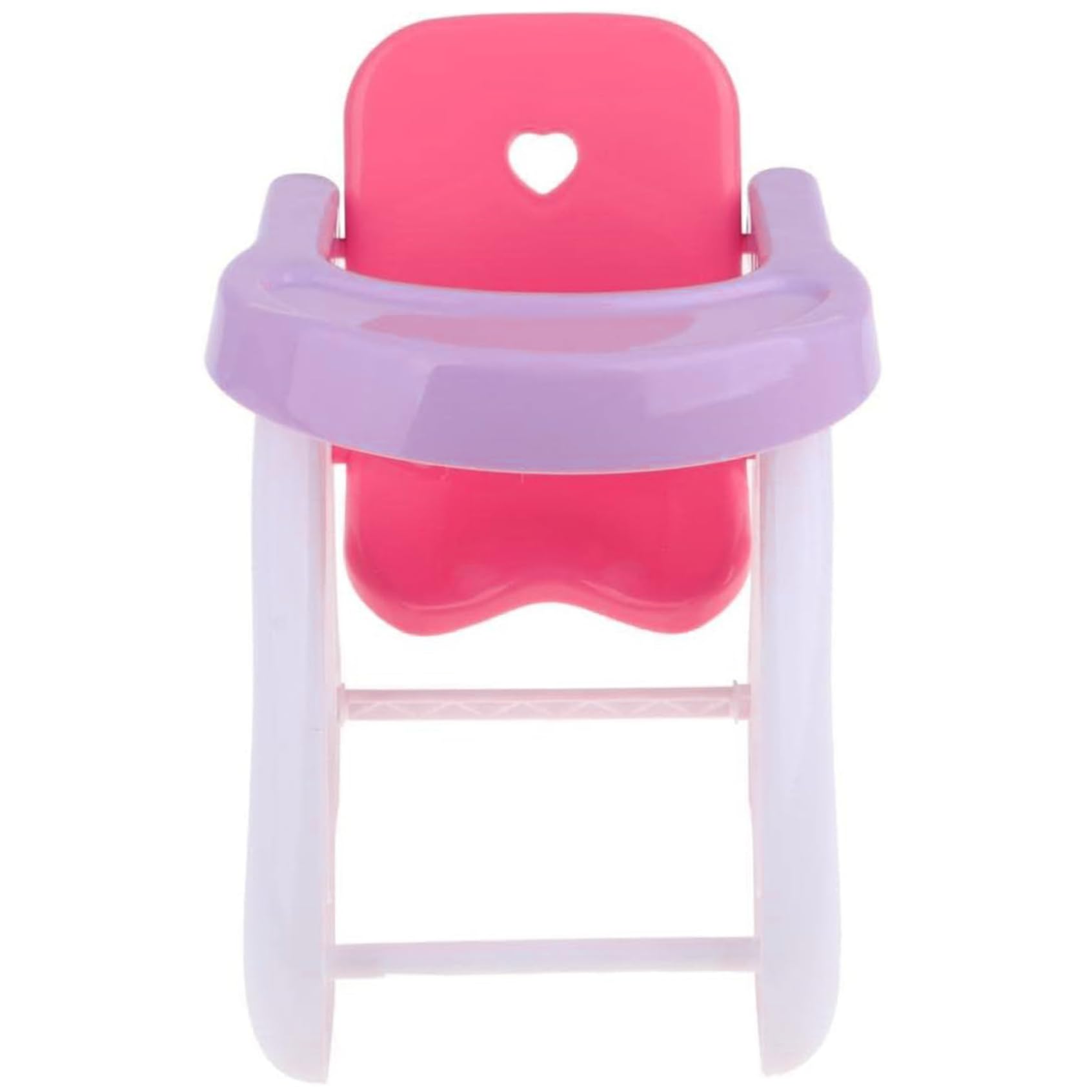 Baby Doll High Chair 6 x 7x 9" Simulation High Chair Toys for Baby Doll Mini Cute Accessories for Girls Kids Pretend Play Dolls Furniture