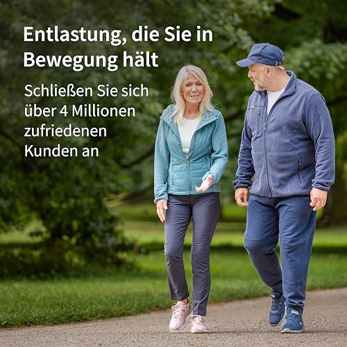 Revitive Medic® Durchblutungs-Stimulator – Klinisch nachgewiesene, medikamentenfreie Linderung von Schmerzen in Beinen und Körper, kabellos, damit Sie in Bewegung bleiben