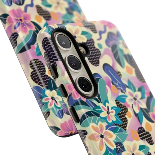 Coque Samsung S24 Plus rigide fleurie pour éviter les rayures - 2