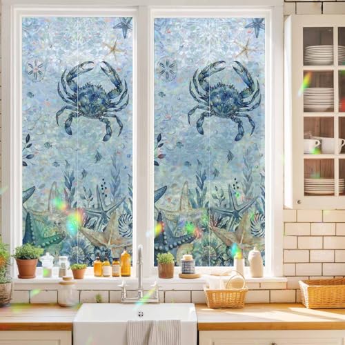 Película para ventana Rainbow estilo vitral 17.7x39.3 pulgadas miniatura 2