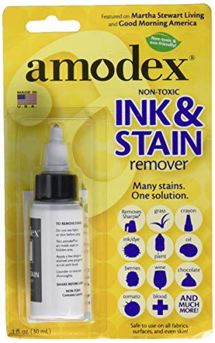 Amodex Ink and Stain Remover – Cleans Marker, Ink, Crayon, Pen, Makeup from