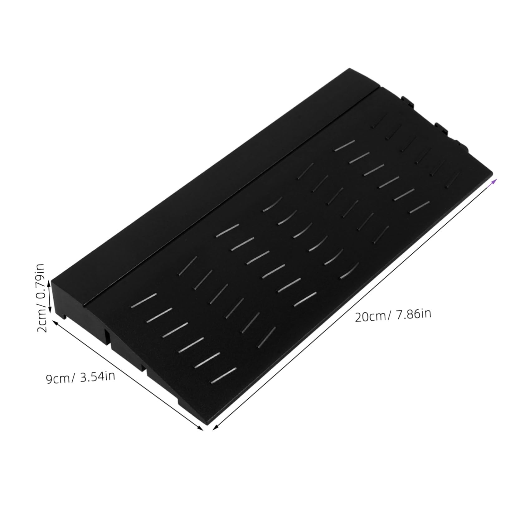 Didiseaon Non-Slip Climbing Ramp Mat for Robotic Vacuums Garage Step Ramp for and