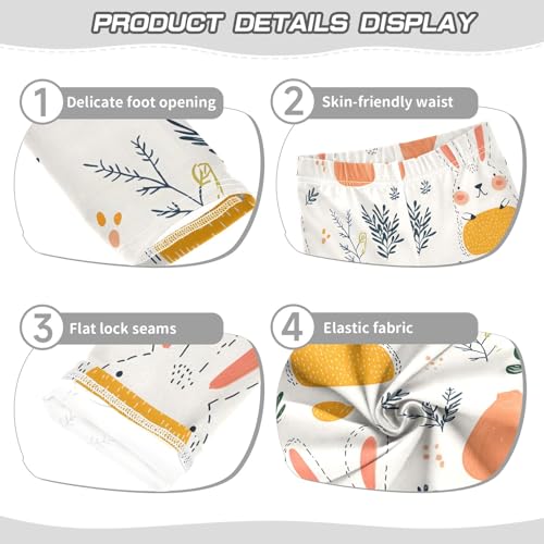 Cute Rabbit One Girls Leggings Athletic Pants Tights Stretch Bottom3