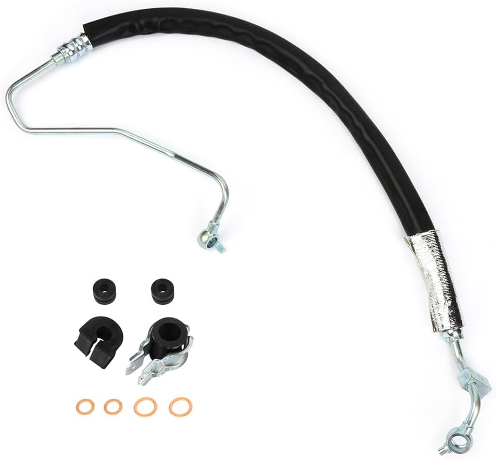ROADFAR Power Steering Pressure Hose Line Assambly Fits For 2008-2012 For Nissan Altima 2009-2014 For Nissan Maxima