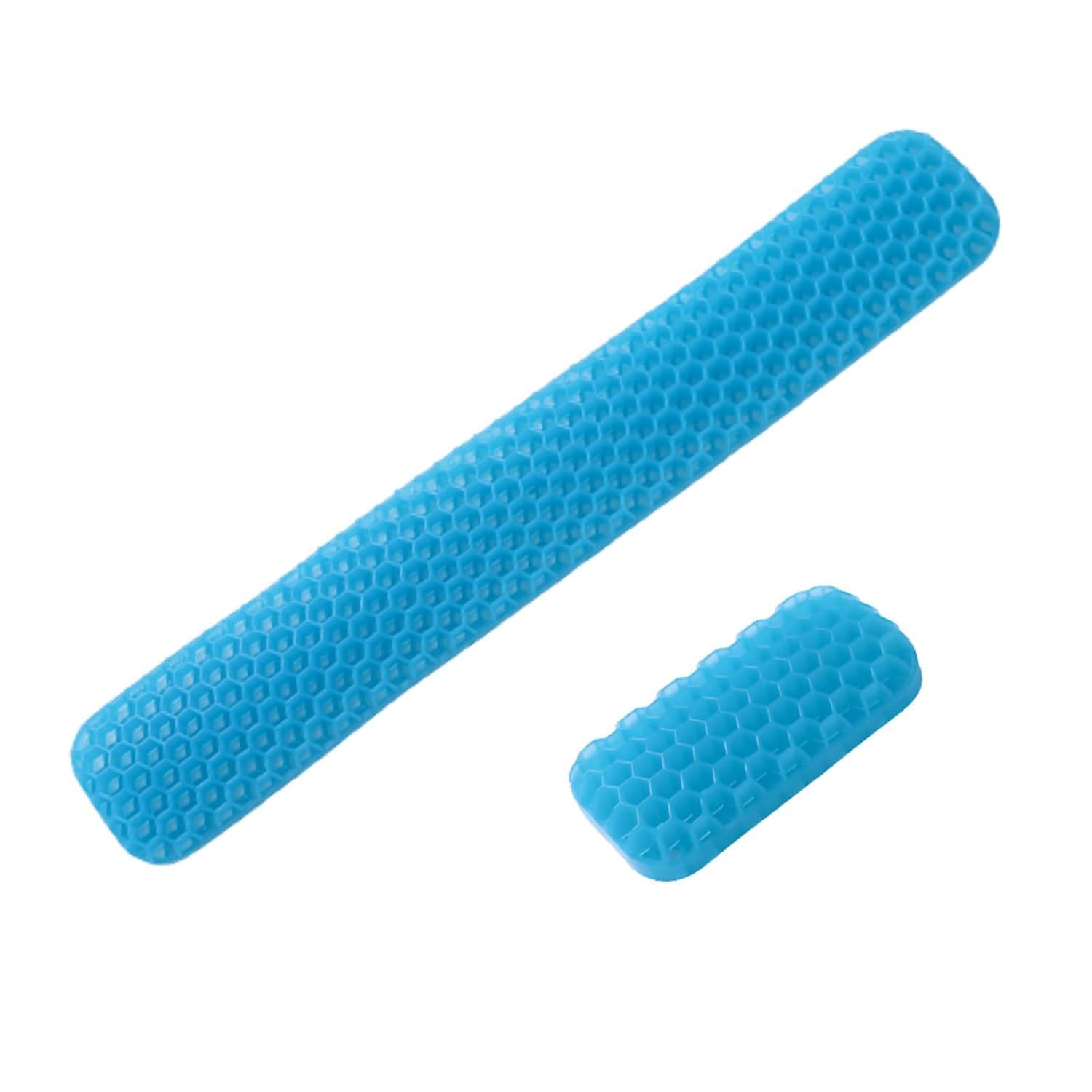 Kuber Industries Keyboard Wrist Pad | Mouse Wrist Pad | Non-Slip Bottom Wrist Pad | Relieve Wrist Pain and Fatigue | Ideal for Typing and Gaming | TD001-TD002 | Pack of 2 | Blue (B0CNLFF79G) Amazon Price History, Amazon Price Tracker