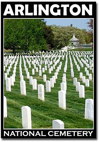 Arlington National Cemetery, Arlington County, Virginia Travel Refrigerator Magnet Size 2.5" x 3.5"