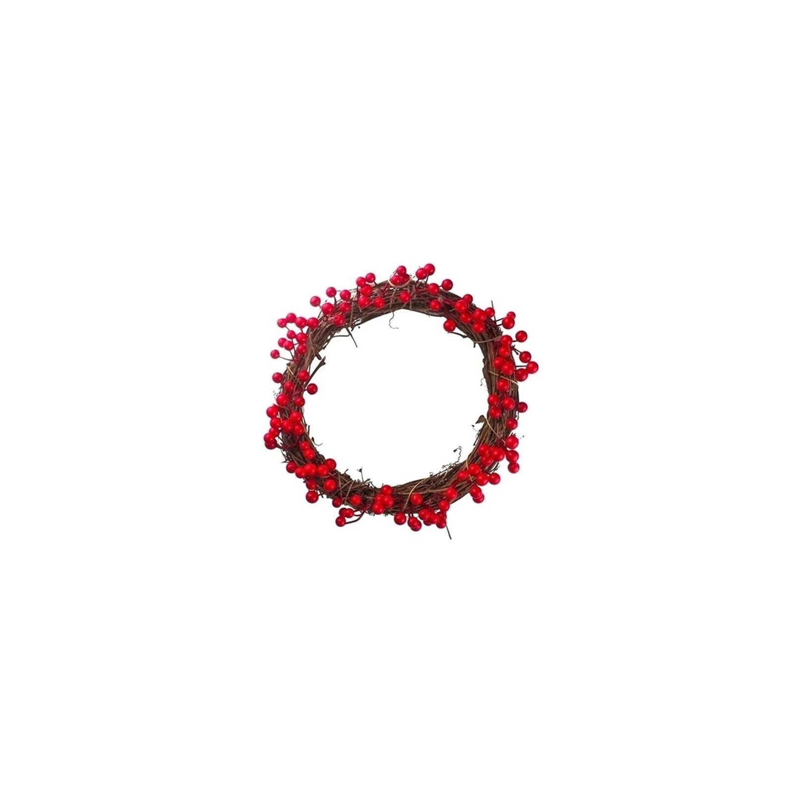 Couronne de Noël de 30cm pour sublimer votre déco de table extérieure