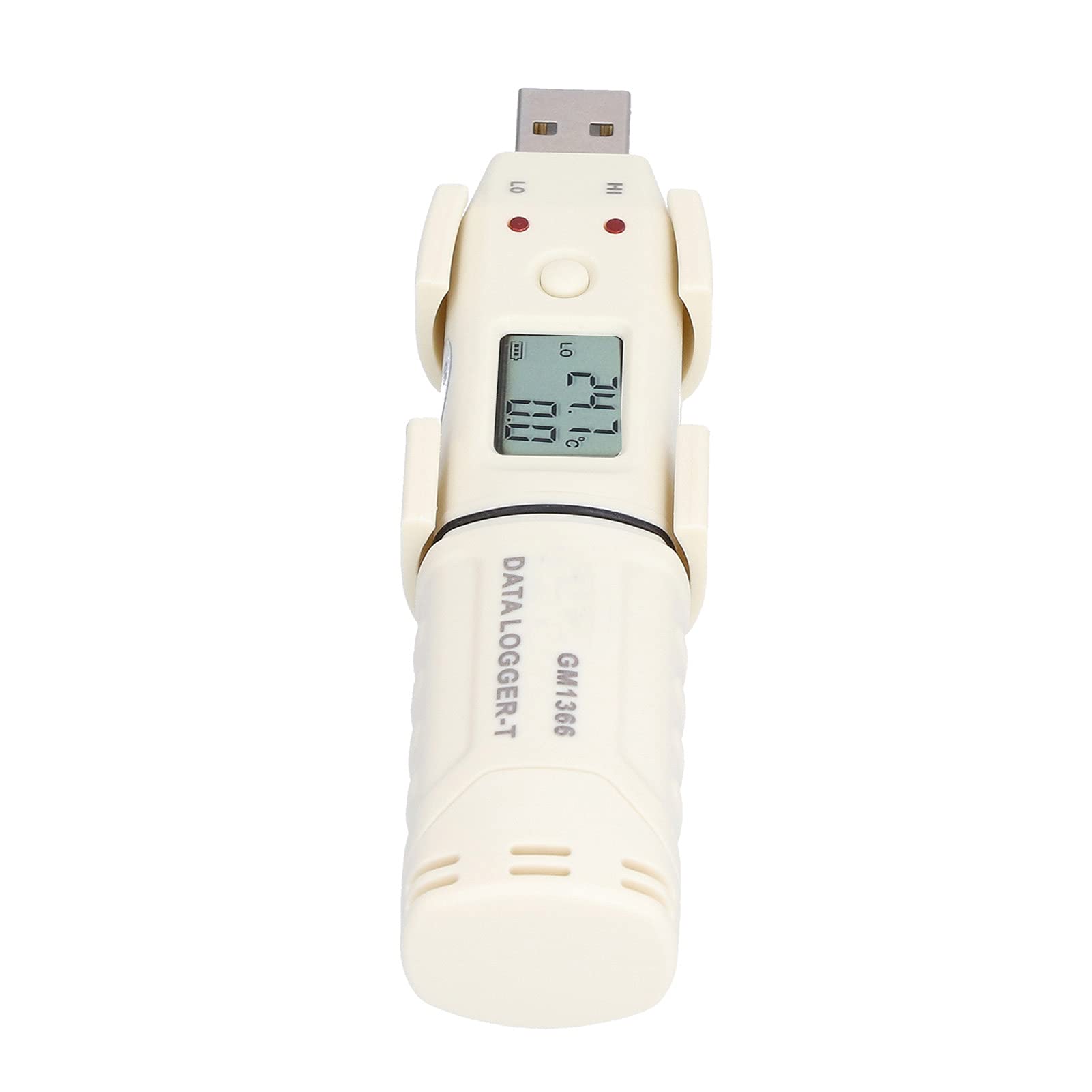 Cyfrowy rejestrator temperatury USB Inteligentny rejestrator temperatury LED w pomieszczeniach wewnętrznych do domowego biura